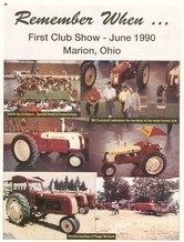Remember when... First Club Show - June 1990 Marion, Ohio